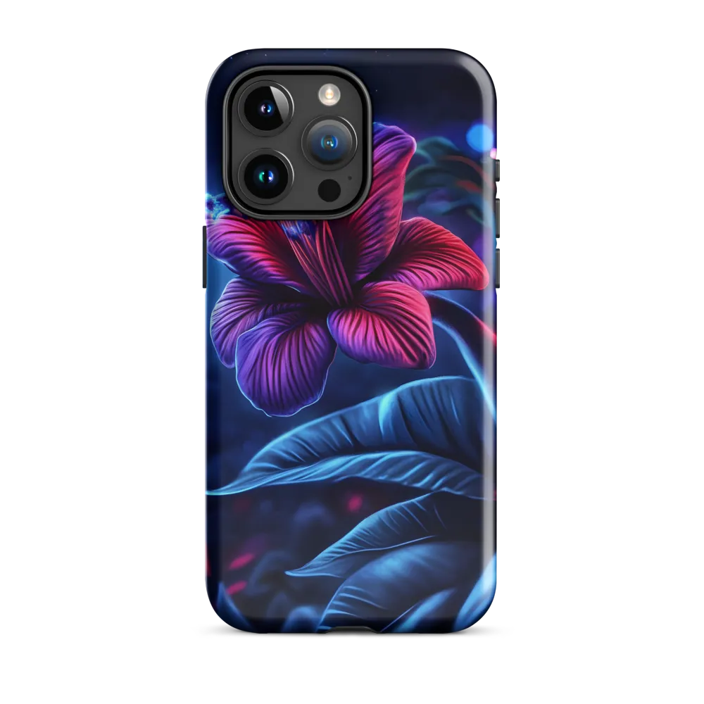 Illuminated Serenity: The Surreal Blossom