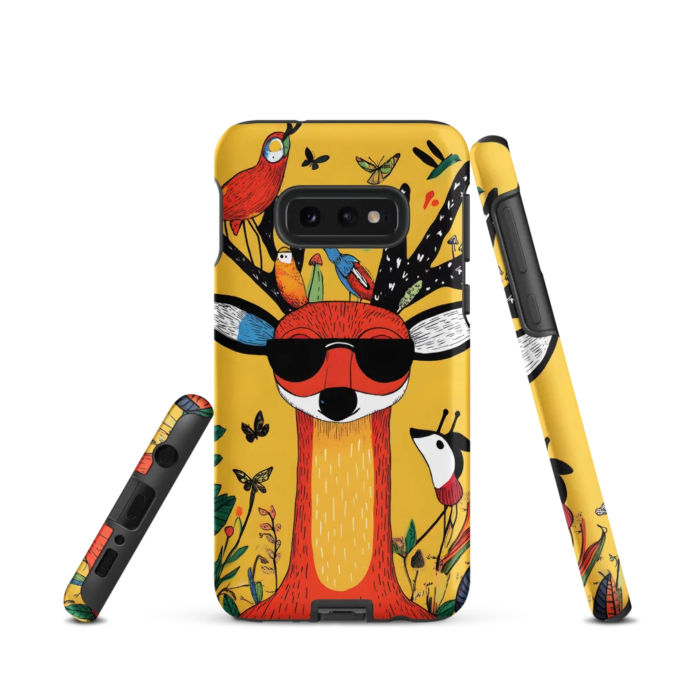 Playful Deer with Sunglasses