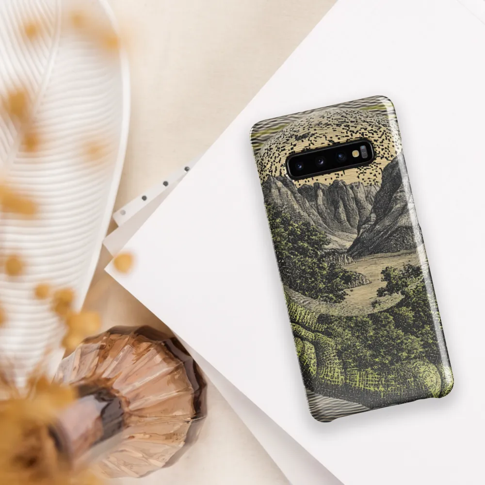 Embrace of Nature's Sphere | Phone Case |  S10 Plus | Snap Case | Glossy