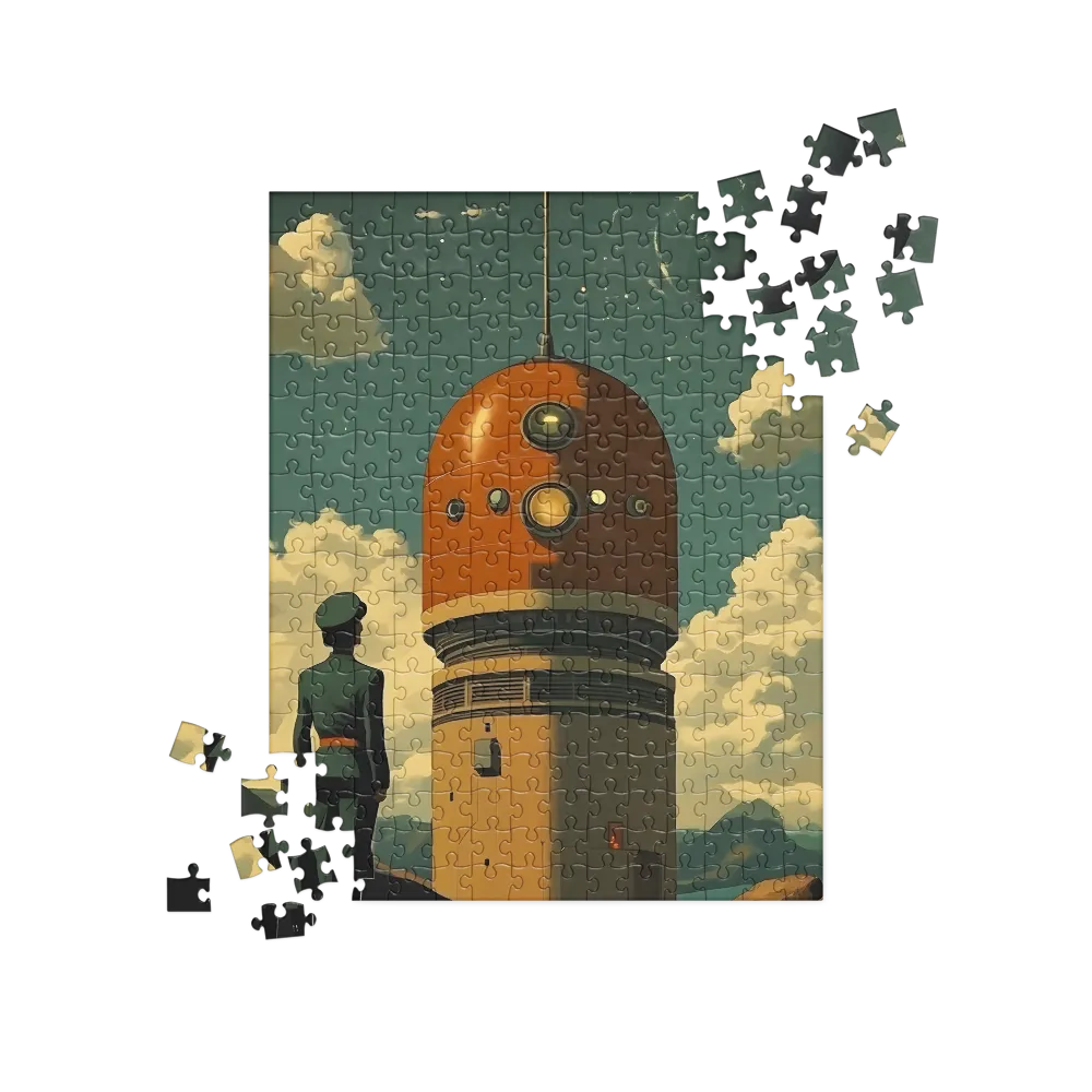 Sentinel of the Orange Tower | Jigsaw Puzzle | 252/520 pieces