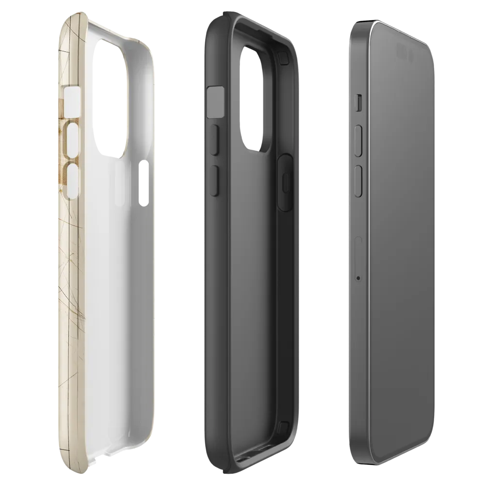 Elegance in Lines | Phone Case |  14 Pro Max | Tough Case | Glossy