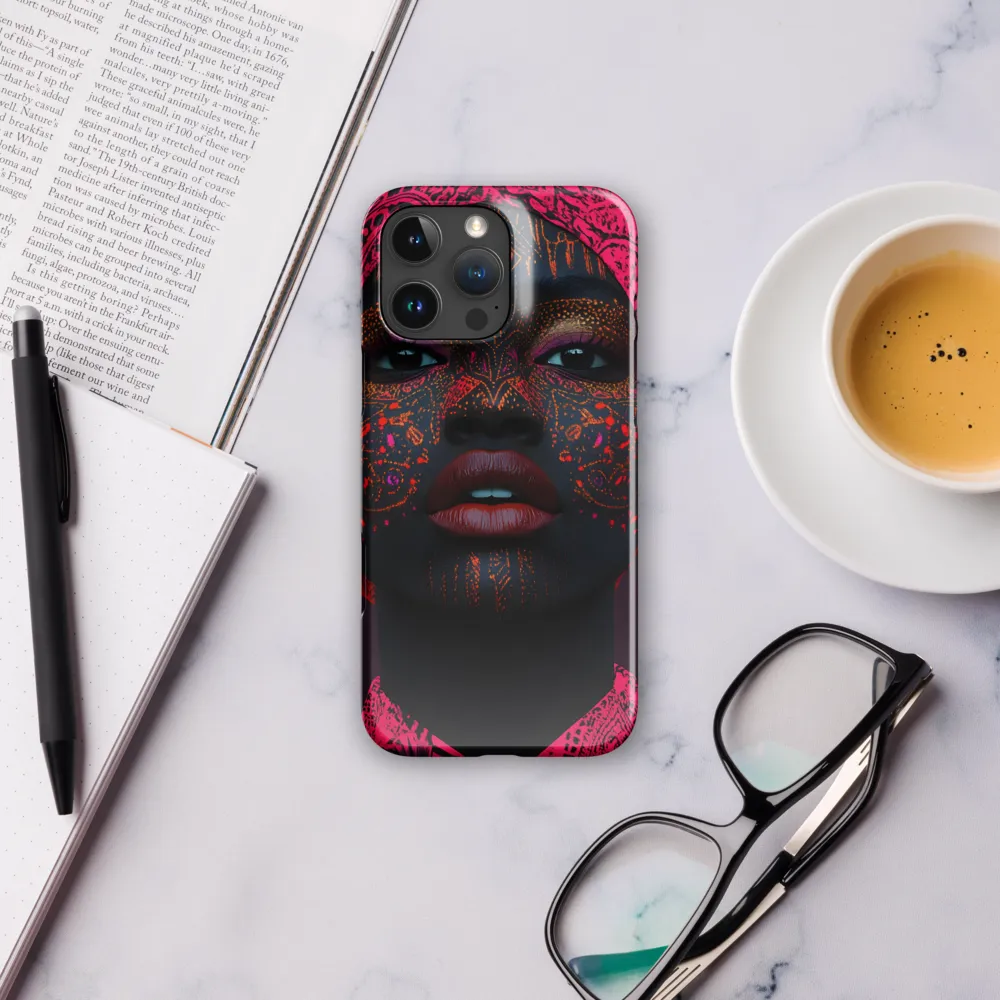 Neon Adornments: A Portrait of Cultural Expression