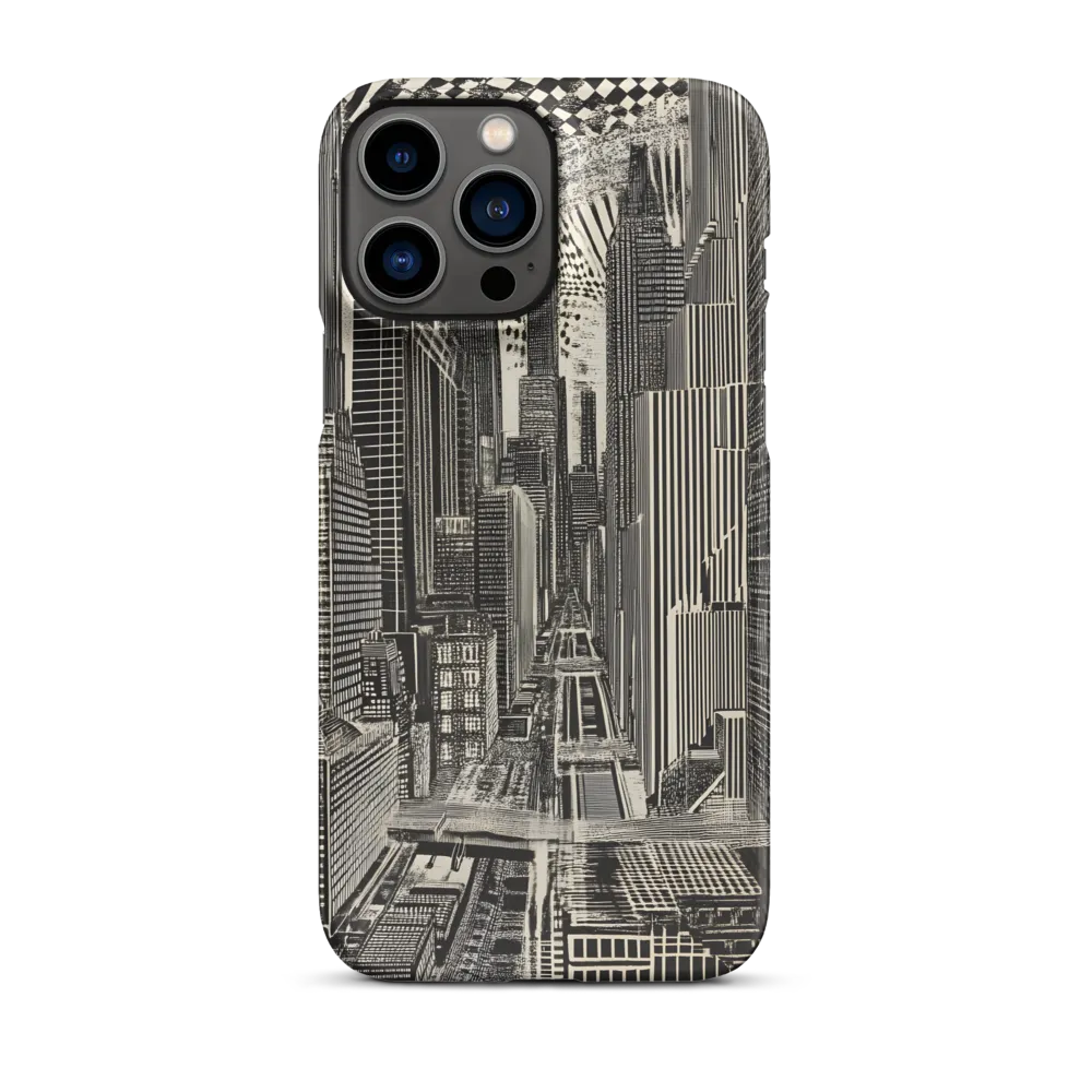 Urban Dreams: A Surreal Cityscape | Phone Case |  13 Pro Max | Snap Case | Matte