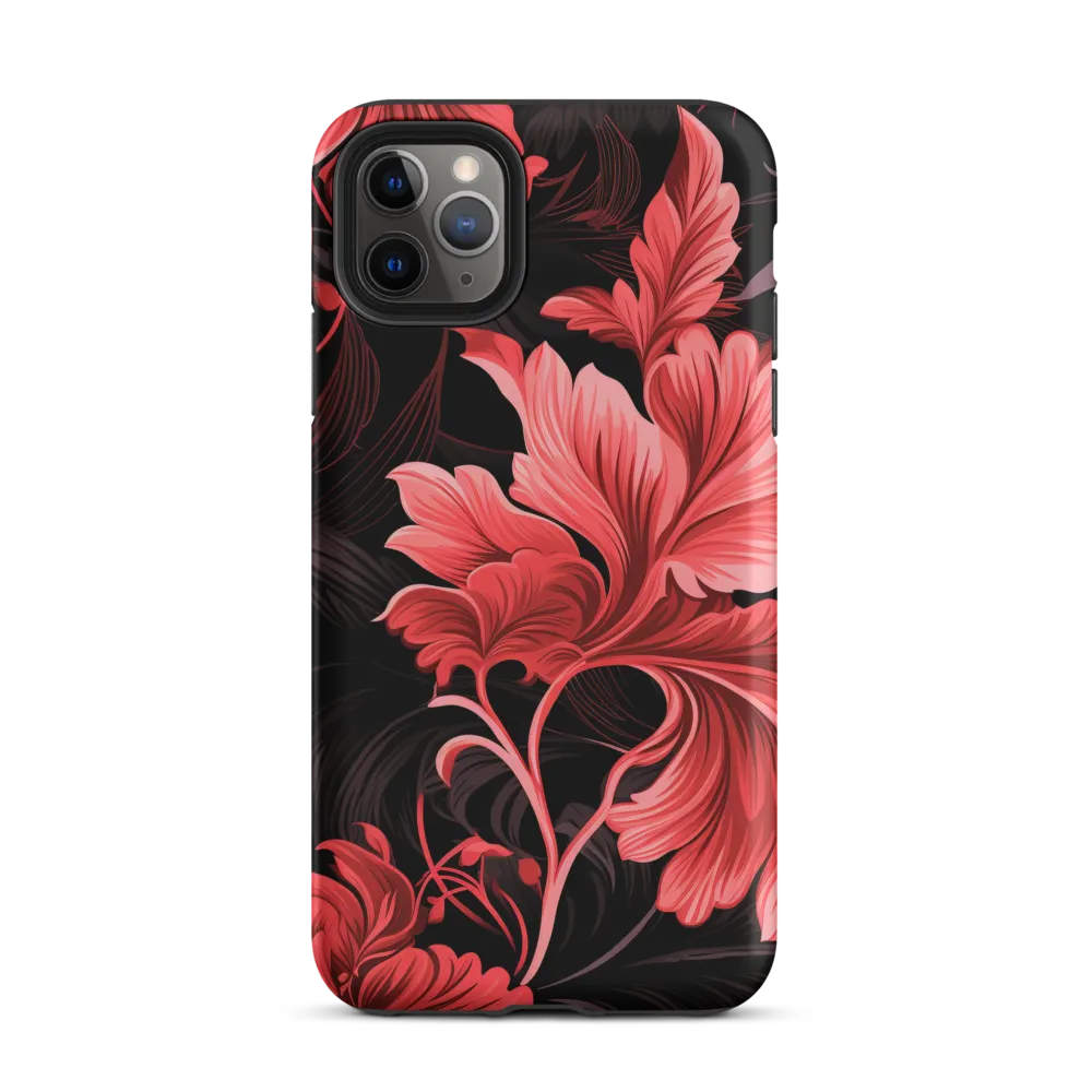 Tropical Elegance in Red