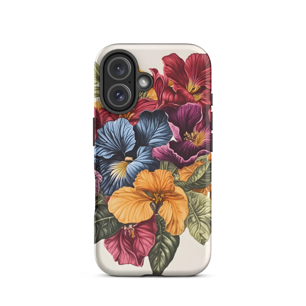Floral Symphony in Color | Phone Case |  16 | Tough Case | Matte
