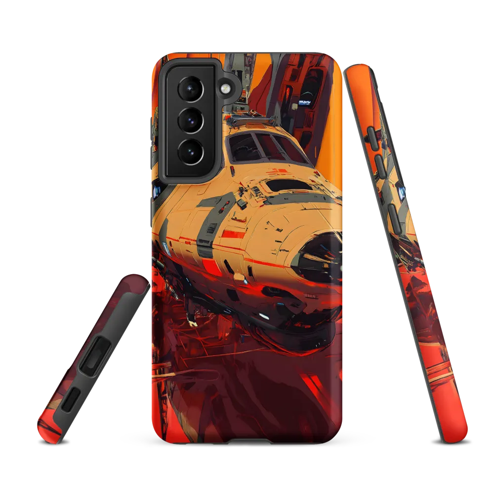 Futuristic Vessel: A Glimpse into Tomorrow | Phone Case |  S21 FE | Tough Case | Matte