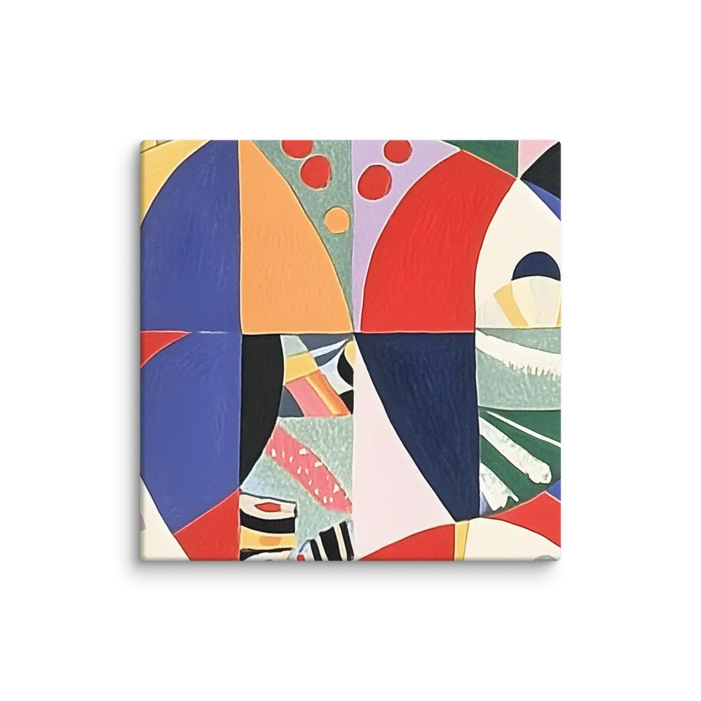 Dynamic Mosaic Symmetry | Canvas | 14″×14″