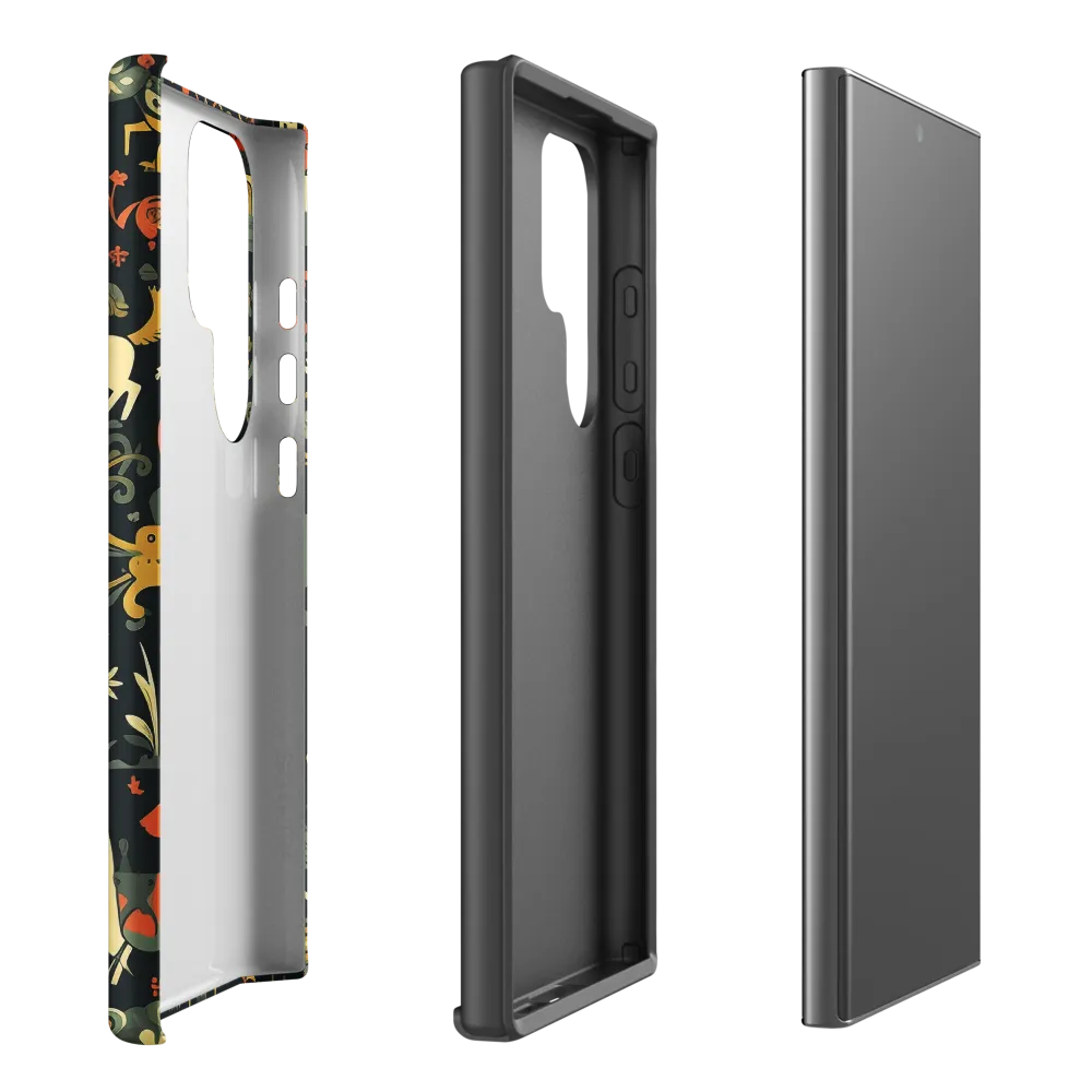 Whimsical Forest: A Folk Art Journey | Phone Case |  S23 Ultra | Tough Case | Matte
