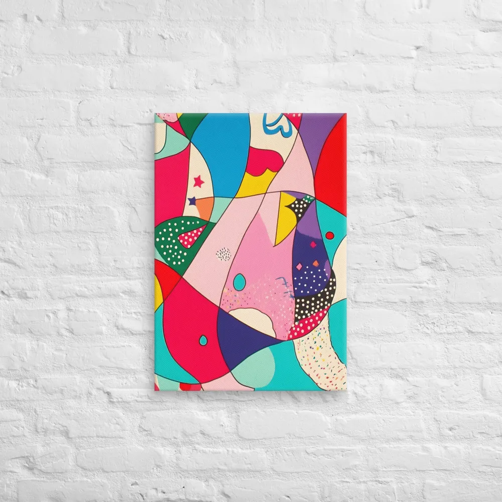 Playful Geometry in Color | Canvas | 18″×26″
