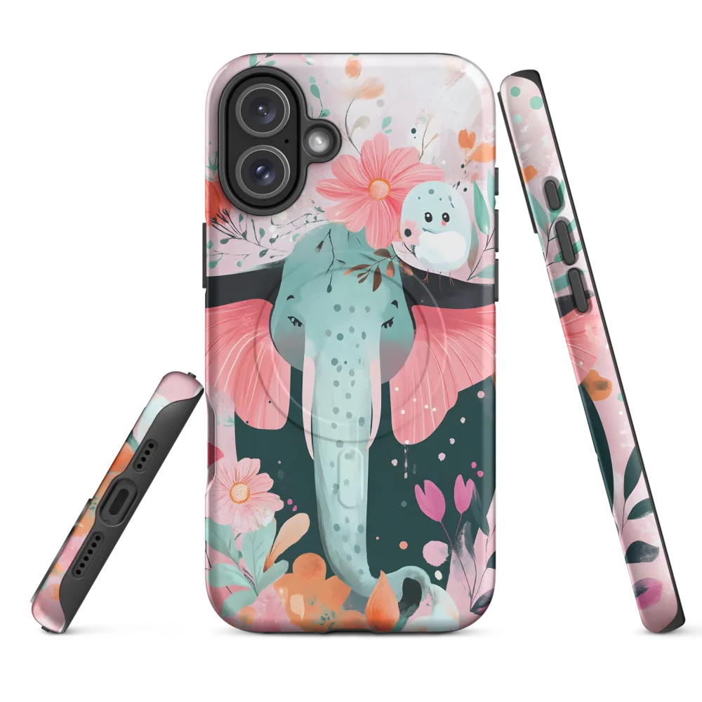 Whimsical Elephant in Bloom