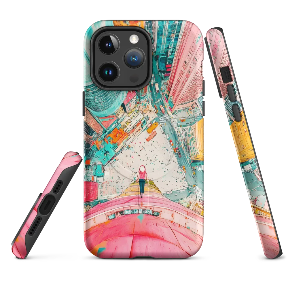 Vertical Horizons: A Surreal Cityscape Adventure | Phone Case |  14 Pro Max | MagSafe® Tough Case | Matte