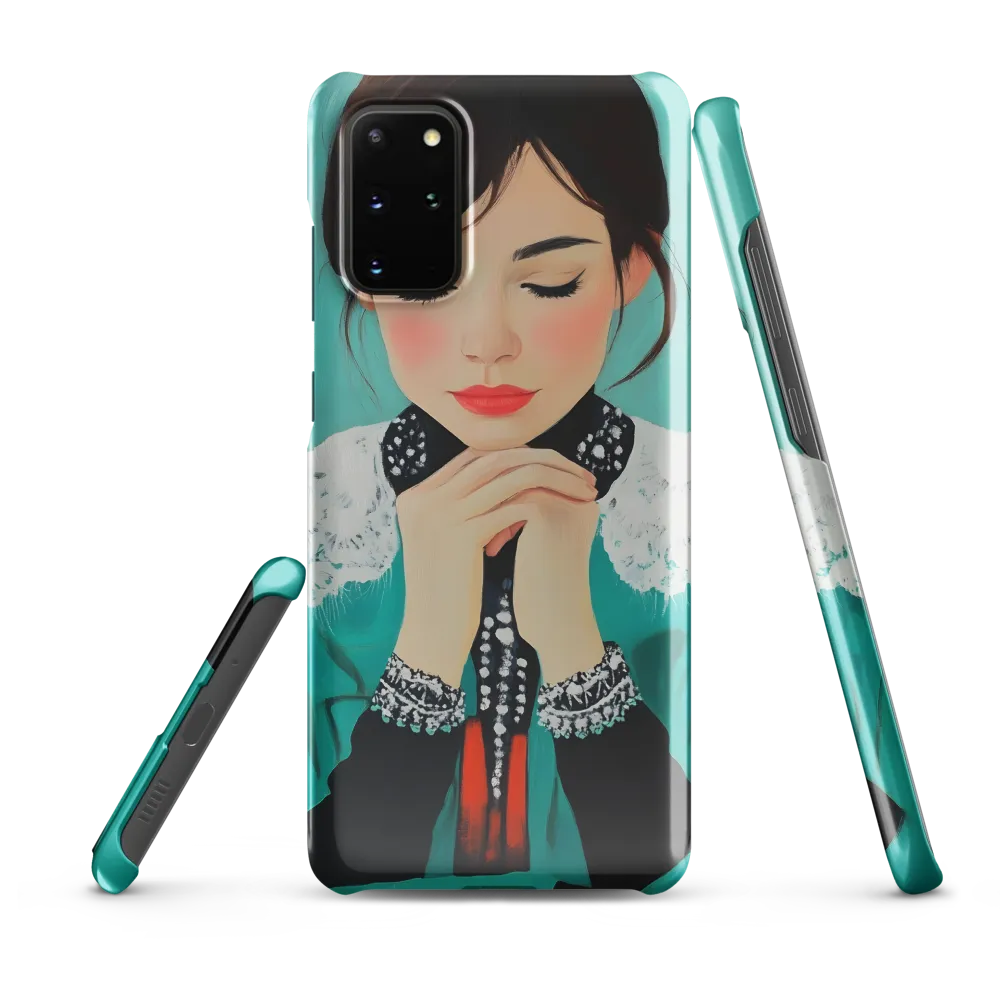 Serenity in Turquoise | Phone Case |  S20 Plus | Snap Case | Glossy