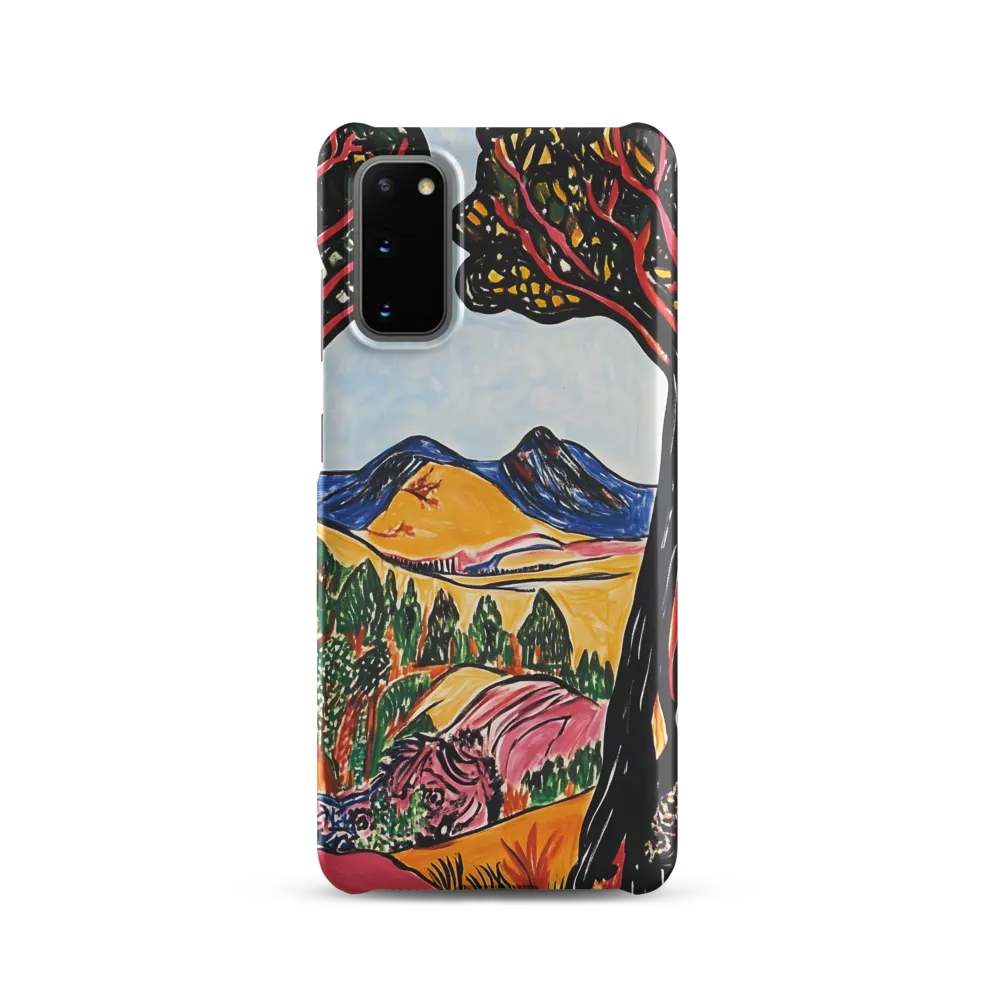 Vibrant Nature's Embrace | Phone Case |  S20 | Snap Case | Matte