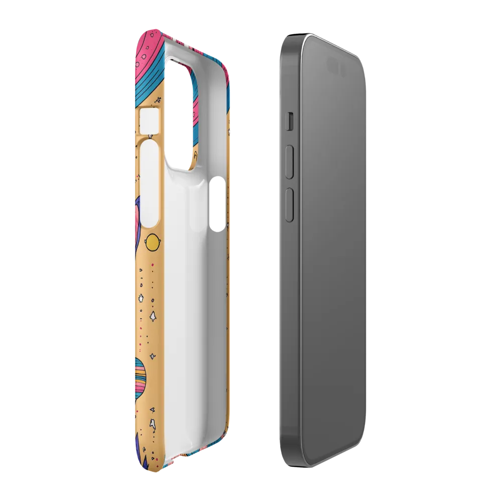 Alien Whimsy: A Surreal Encounter | Phone Case |  14 Pro | Snap Case | Matte