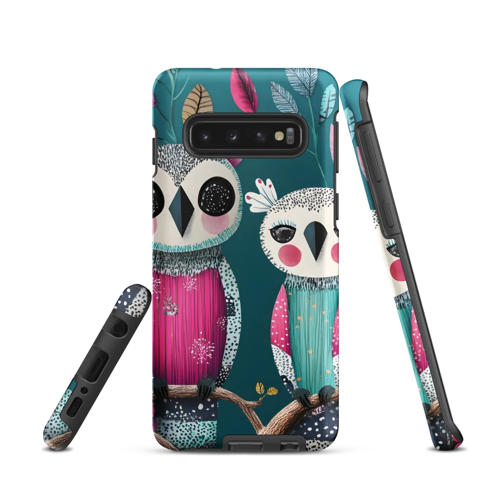 Whimsical Duo: A Celebration of Nature and Color