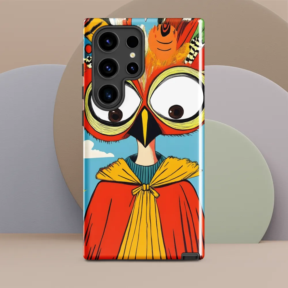 A Whimsical Encounter: The Owl-Human Fusion