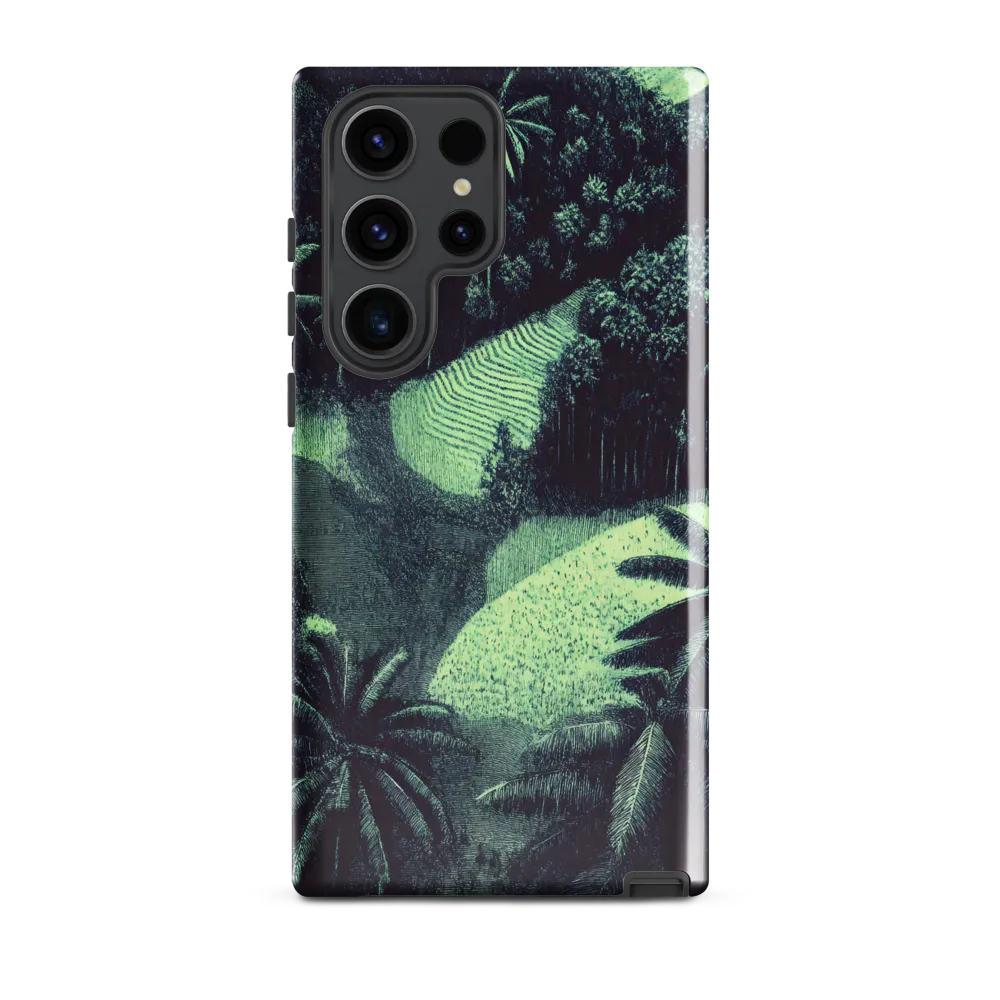 Harmony in Green: A Surreal Landscape