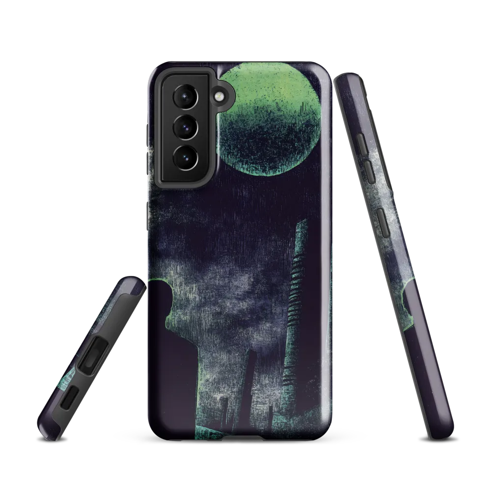 Lunar Solitude | Phone Case |  S21 | Tough Case | Glossy