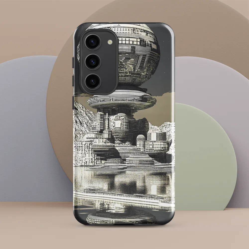 Reflections of a Futuristic Dreamscape | Phone Case |  S23 Plus | Tough Case | Glossy