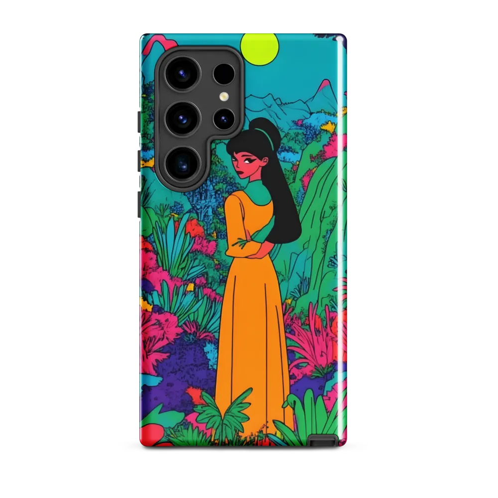 Ethereal Serenity in a Psychedelic Landscape