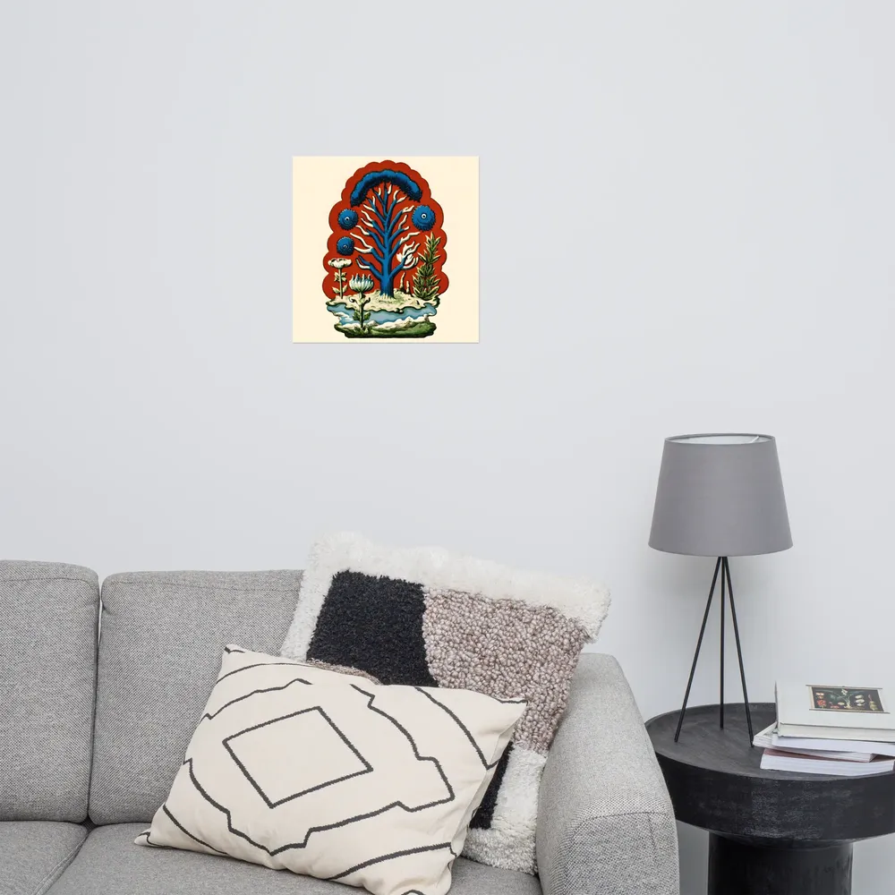 Azure Arbor 
 Poster | 18″x 18″