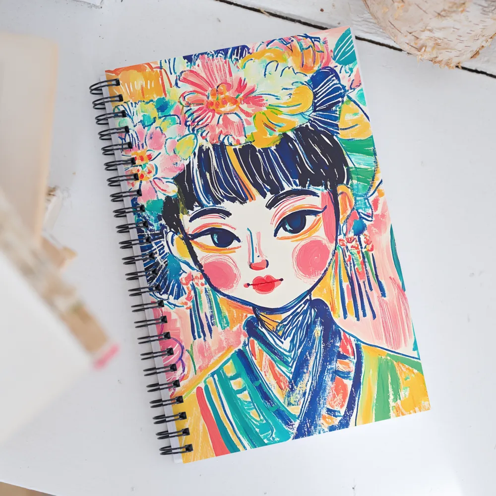 Blossoming Serenity | Spiral Notebook