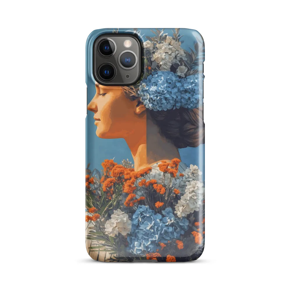 Floral Reverie: A Portrait of Serenity