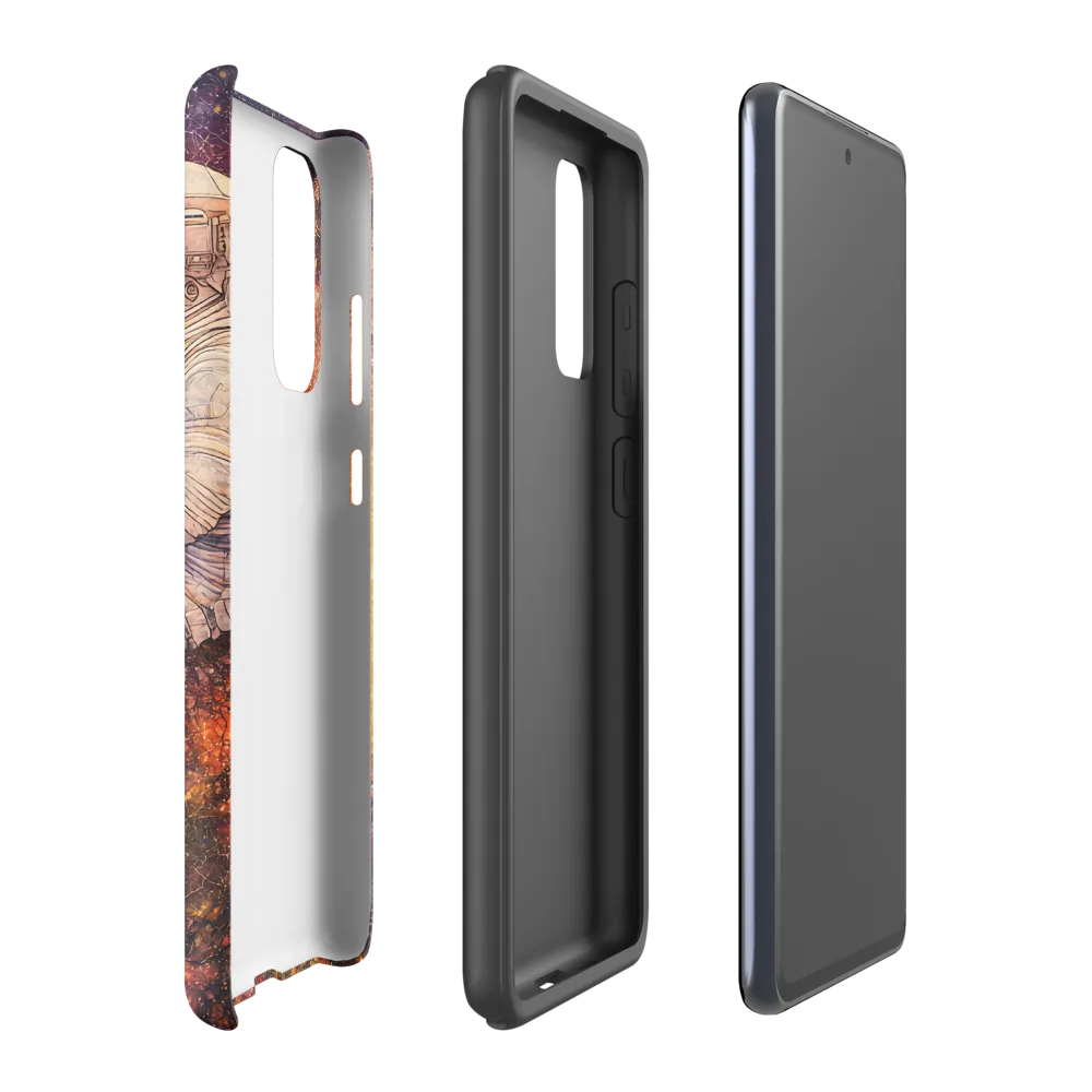Cosmic Contemplation | Phone Case |  S20 FE | Tough Case | Matte