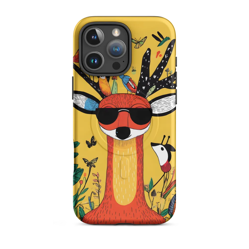 Playful Deer with Sunglasses
