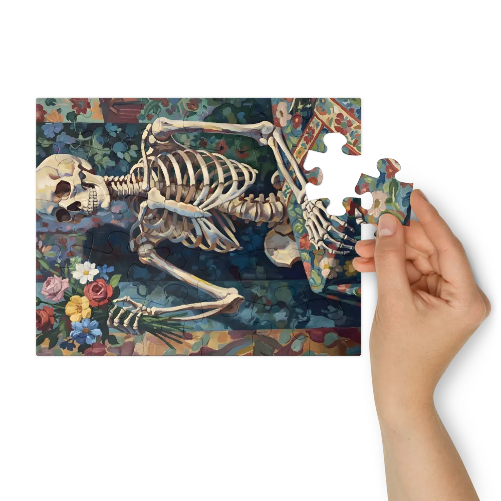 Bouquet for the Afterlife 
 Jigsaw Puzzle in Tin Box