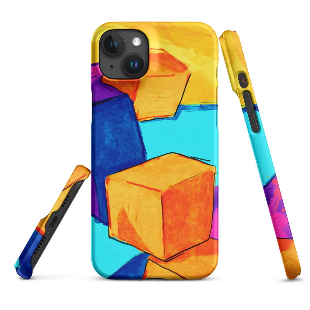 Playful Cubes in Vibrant Harmony