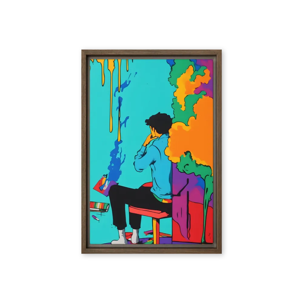 The Artist Within | Canvas with Brown Frame | 12″×18″