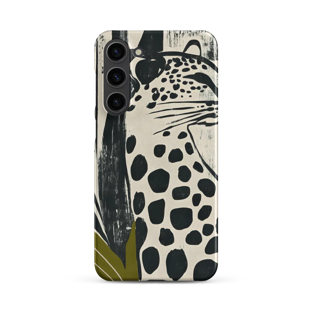 Leopard in Silhouette: A Modern Appeal | Phone Case |  S23 Plus | Snap Case | Matte