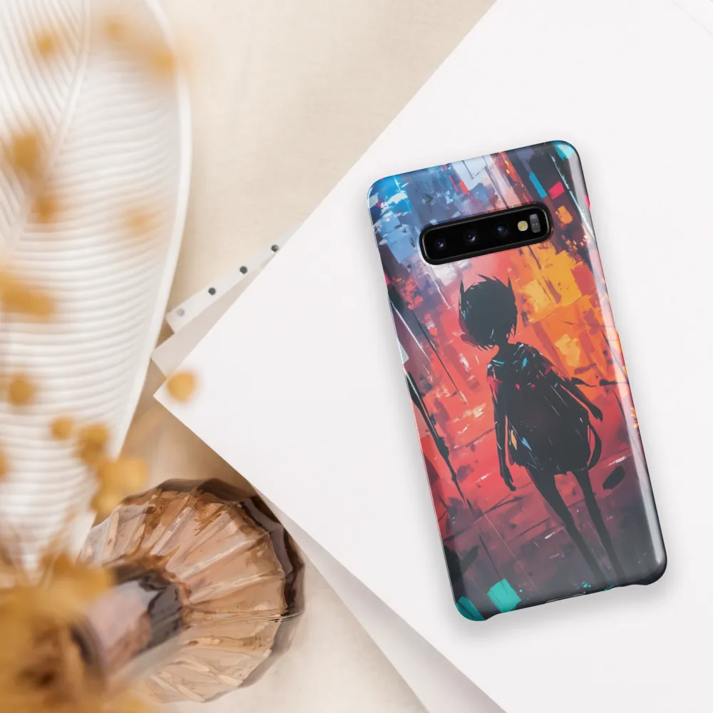 Silhouette in the Urban Abyss | Phone Case |  S10 Plus | Snap Case | Glossy