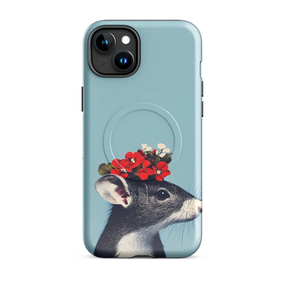 Whimsical Flora: A Mouse's Floral Crown