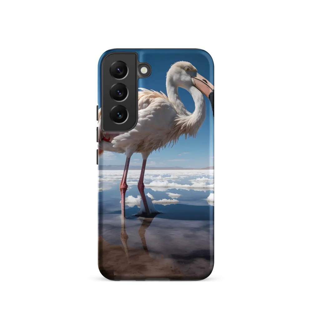 Graceful Solitude of a Flamingo