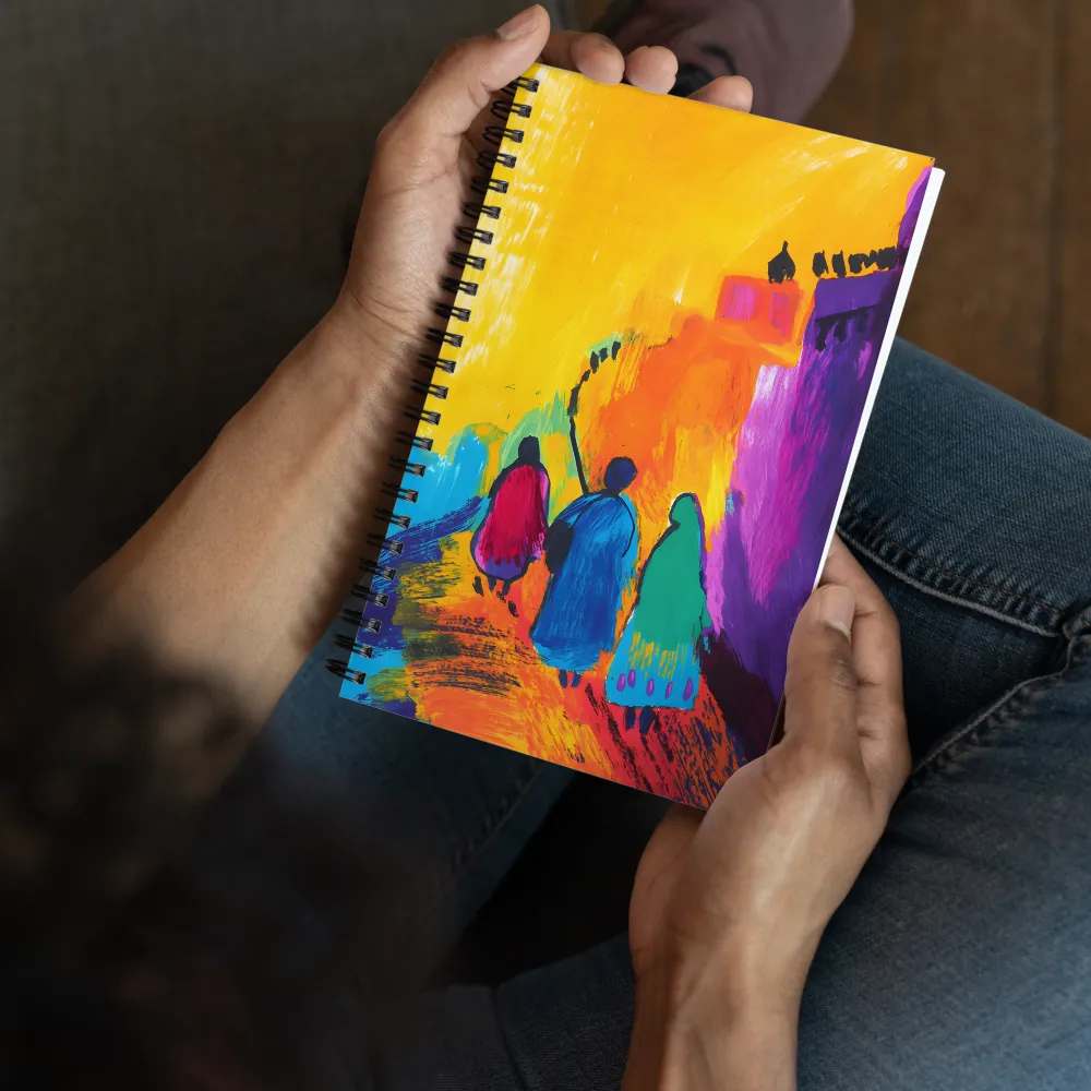 Journey Through Color | Spiral Notebook