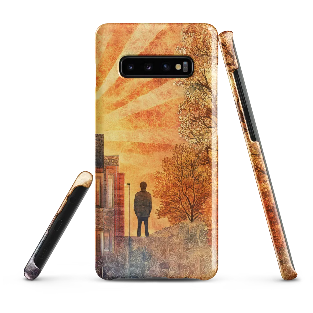 Golden Moments of Reflection | Phone Case |  S10 Plus | Snap Case | Glossy