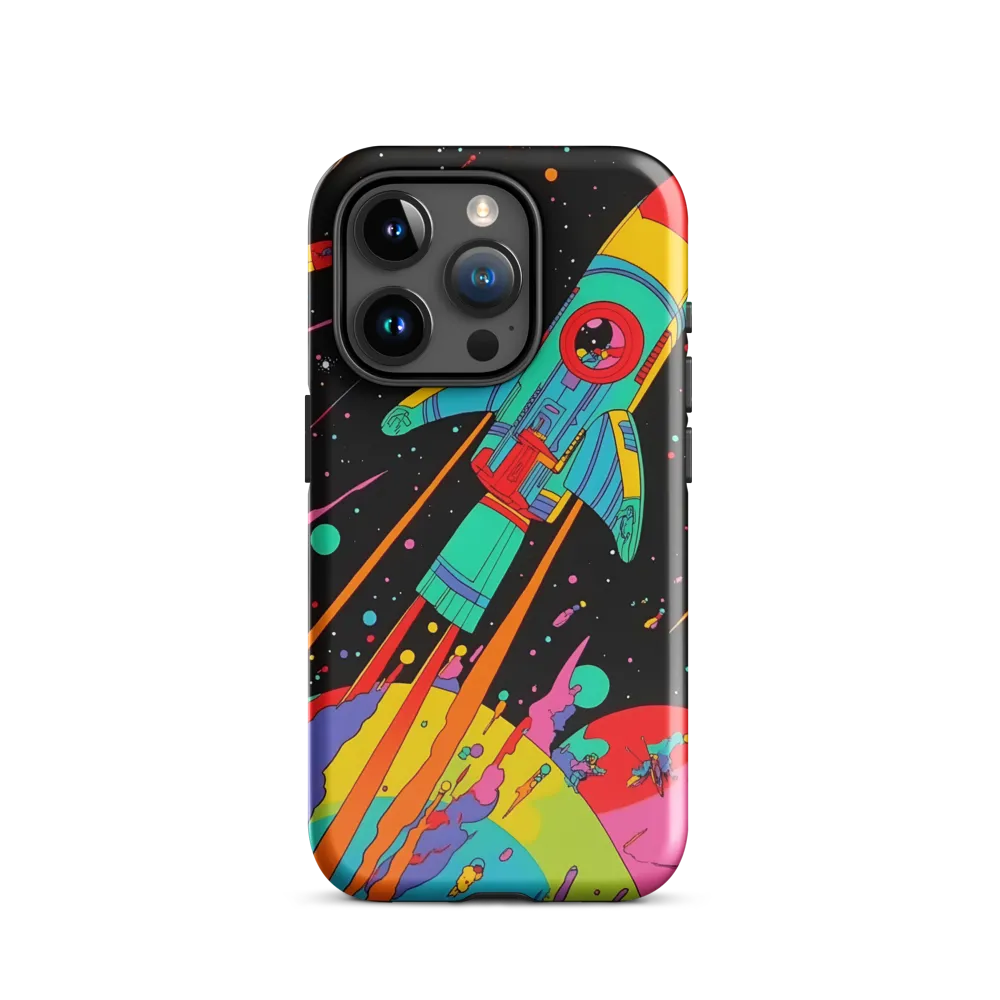 Cosmic Voyage: The Neon Lift-Off
