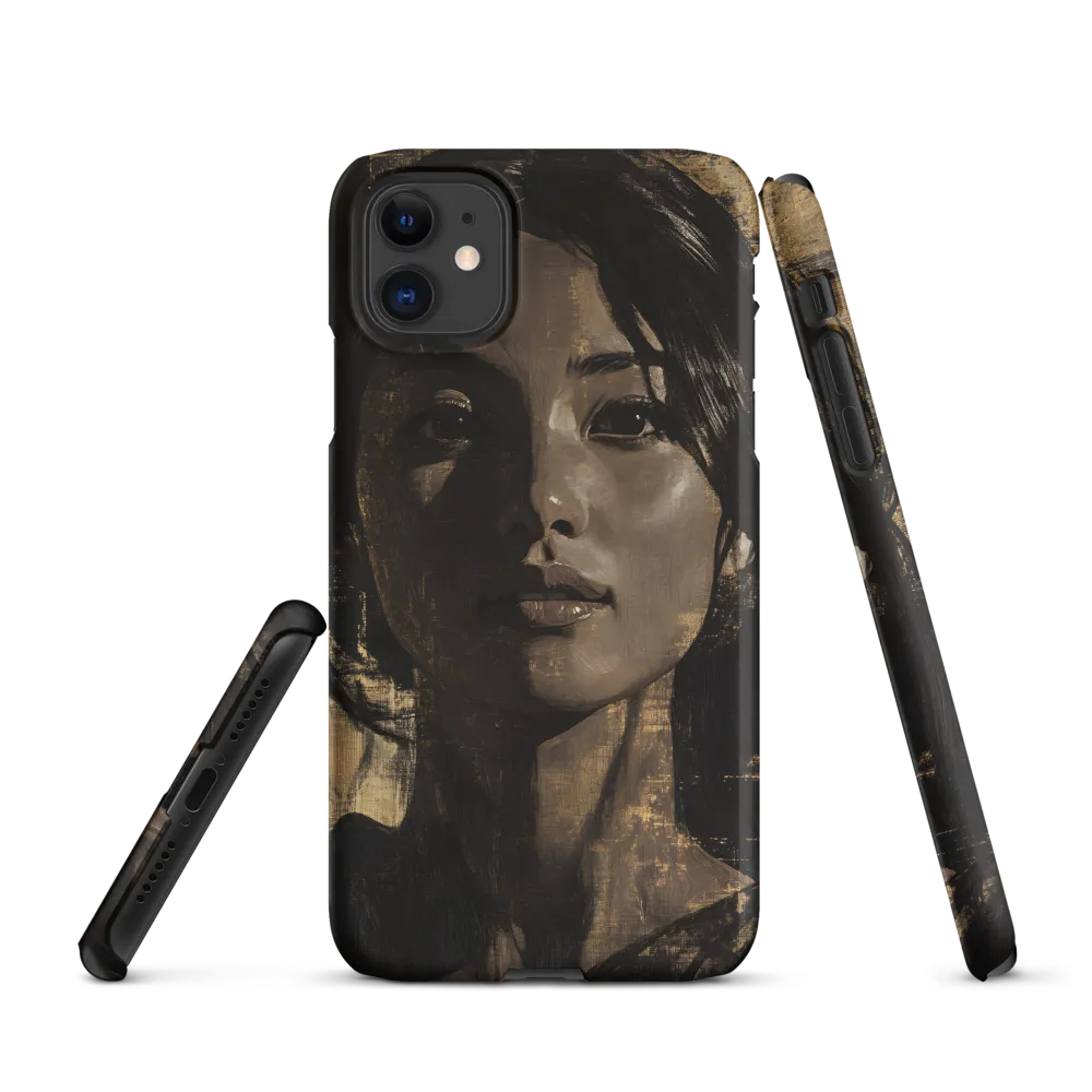 Golden Gaze: A Contemporary Portrait