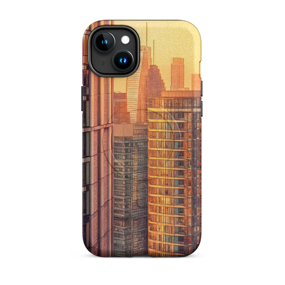 Urban Serenity at Sunset | Phone Case |  15 Plus | MagSafe® Tough Case | Matte