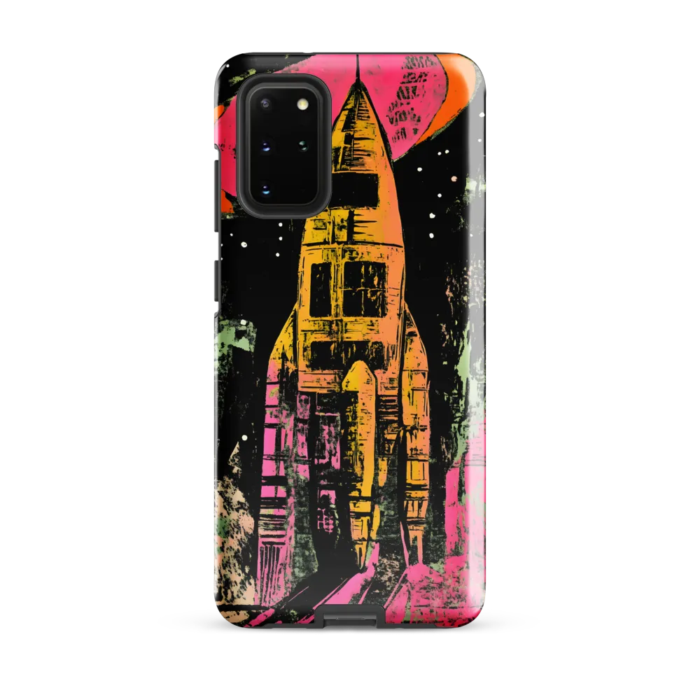 Cosmic Voyage: A Surreal Rocket Adventure