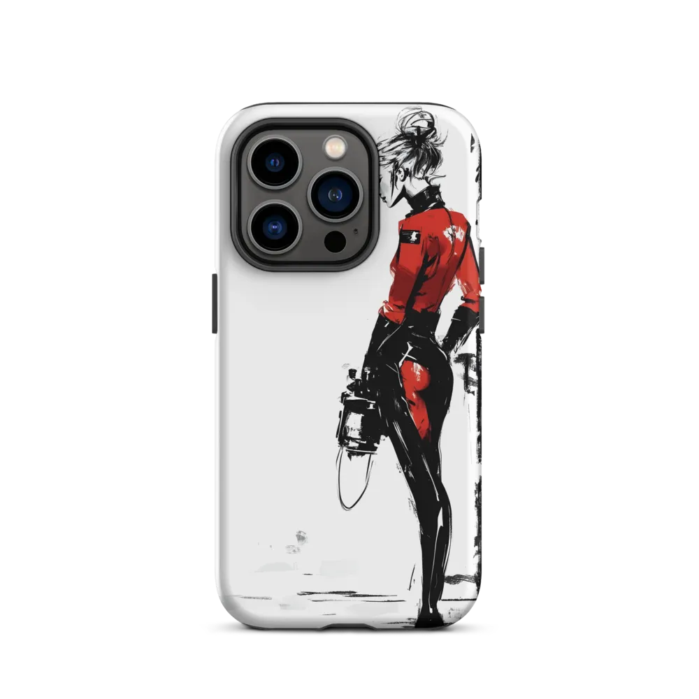 The Edgy Elegance | Phone Case |  14 Pro | Tough Case | Matte