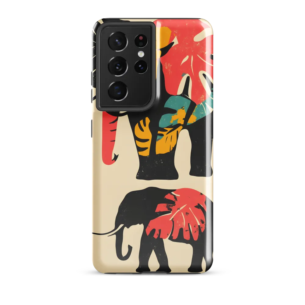 Tropical Elegance: The Elephant's Dance