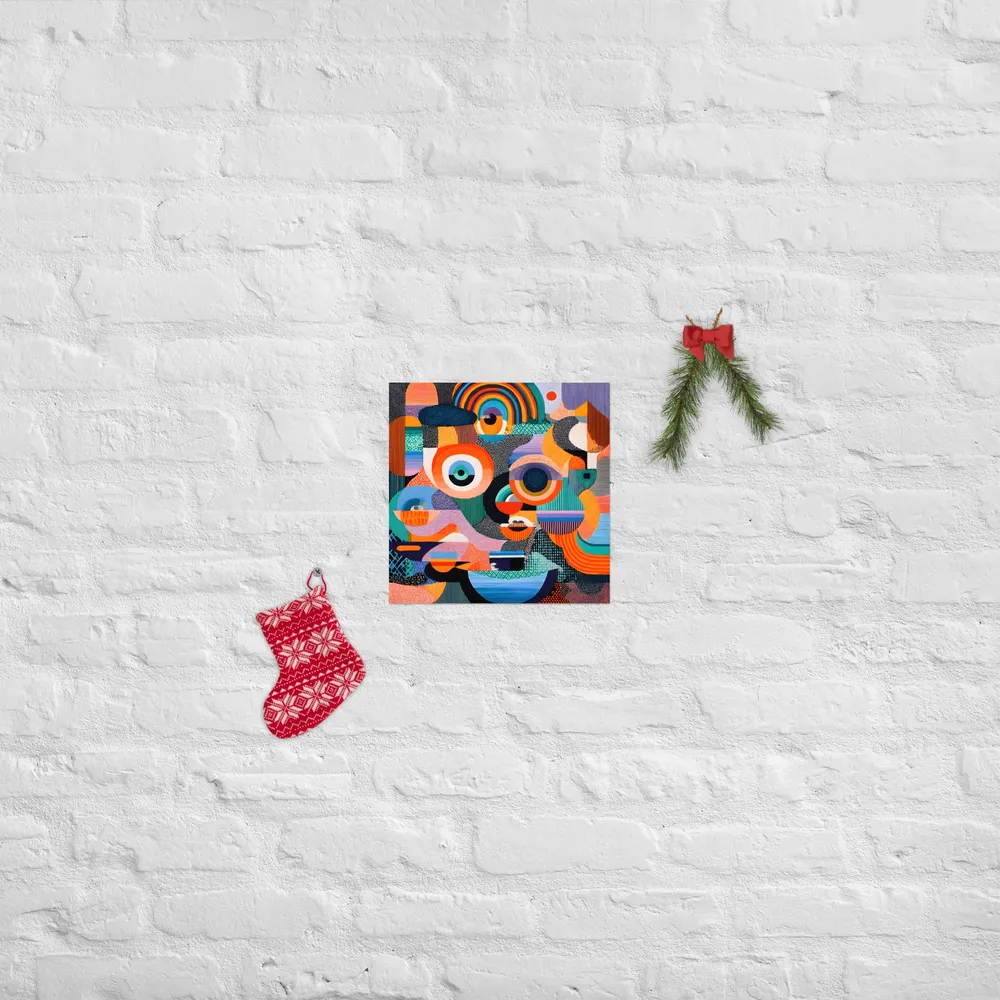 Chromatic Circles 
 Poster | 12″x 12″