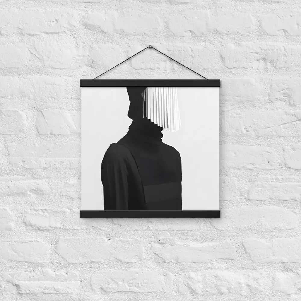 Veil of Mystery | Poster With Black Wood Hanger | 16″×16″
