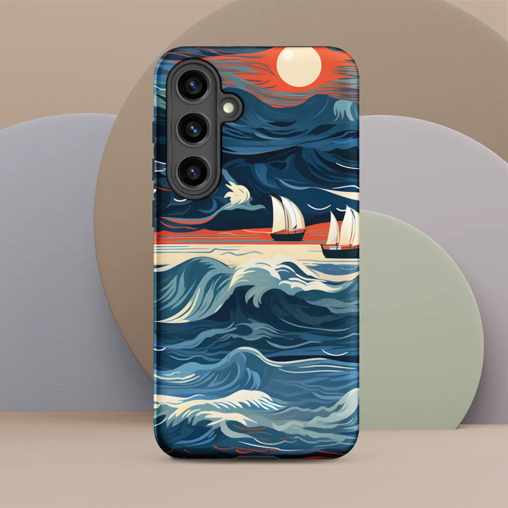 Ocean Whispers: A Voyage at Dusk