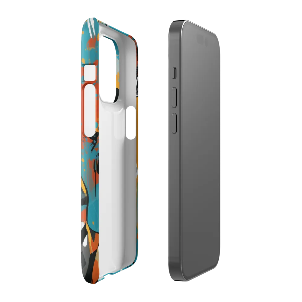 Dynamic Antelope in Vivid Abstract | Phone Case |  14 Pro | Snap Case | Glossy