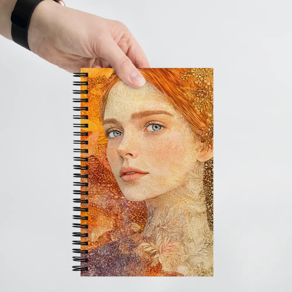 Embracing Autumn's Glow | Spiral Notebook