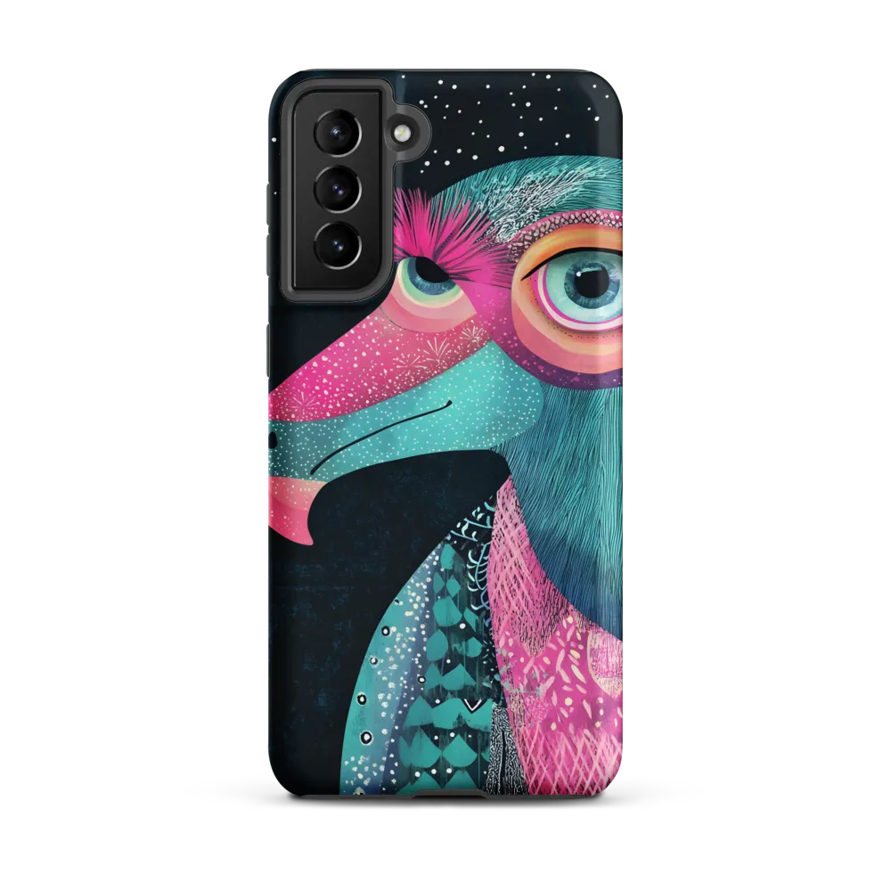 Whimsical Vulture: A Dance of Colors